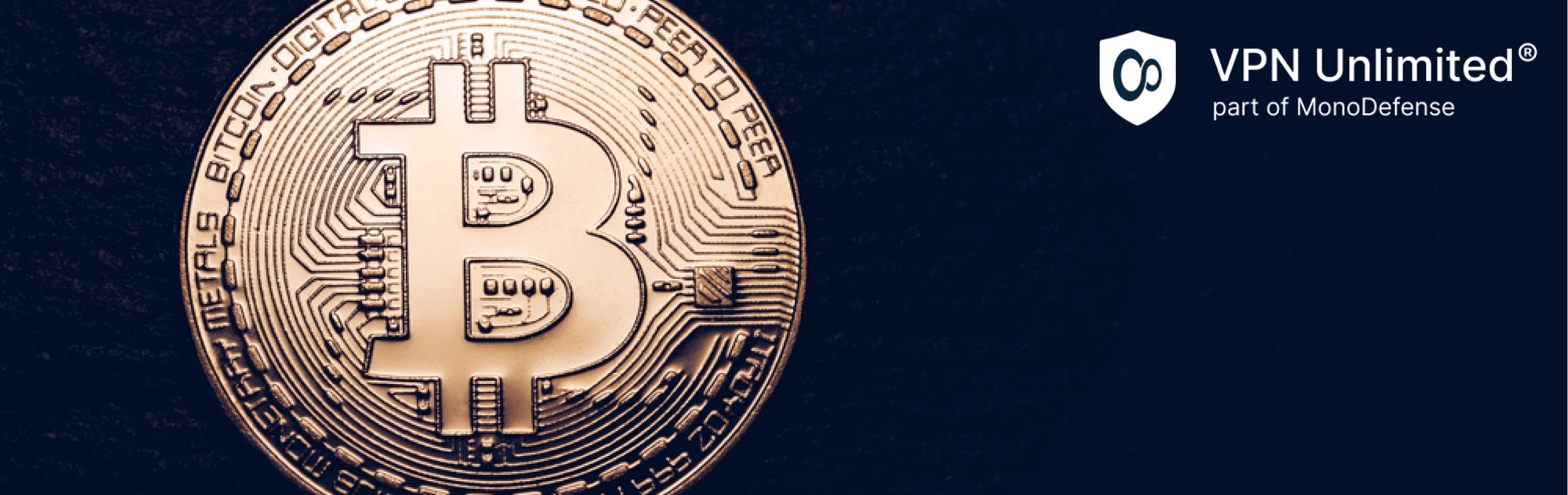 Crypto currency golden coin with bitcoin symbol on isolated on black background, how to trade cryptocurrency.