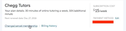 Chegg Tutors