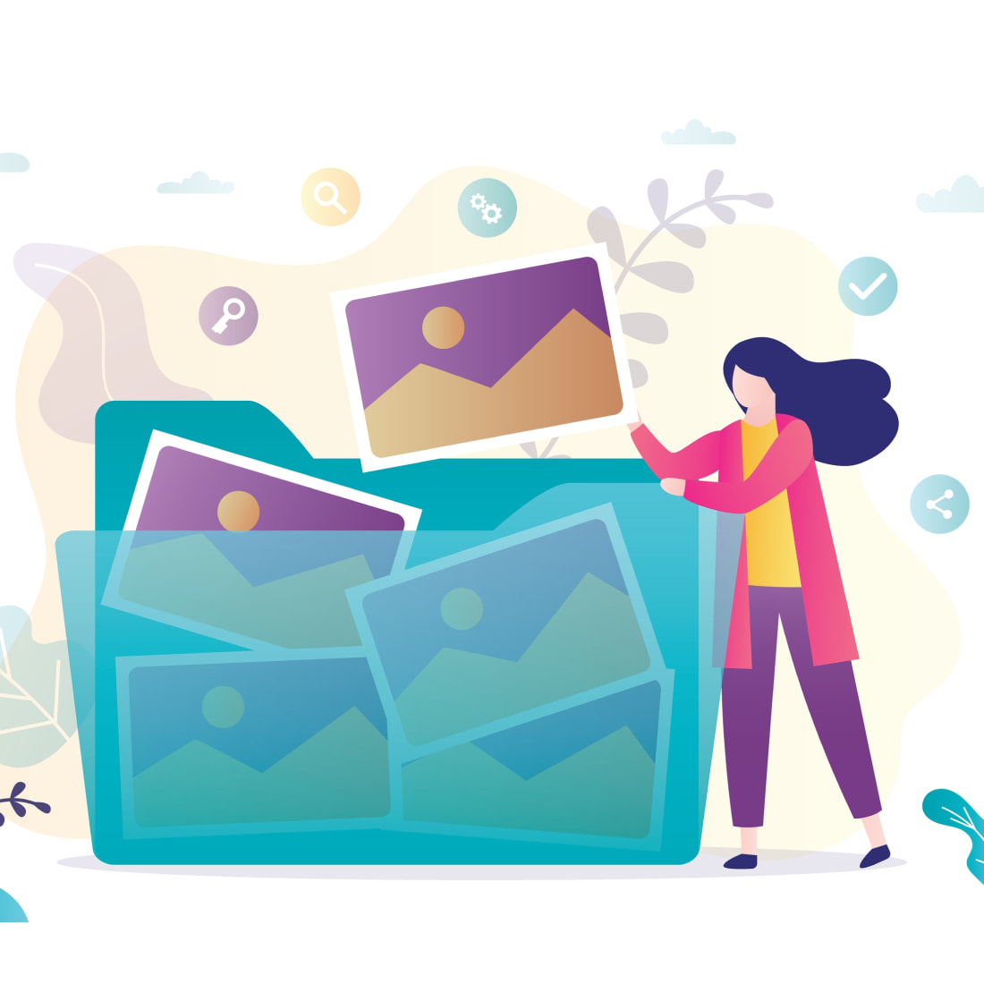 Content illustration