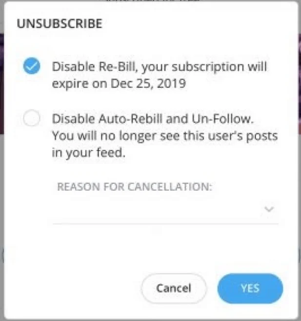 Subscribe to/Unsubscribe from Feed