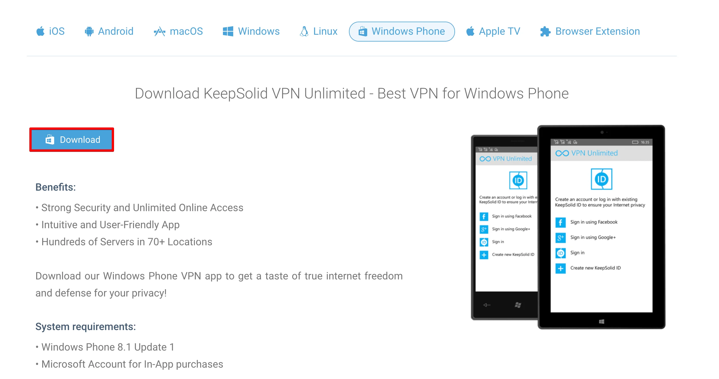 How to Install VPN on Windows Phone | VPN Unlimited