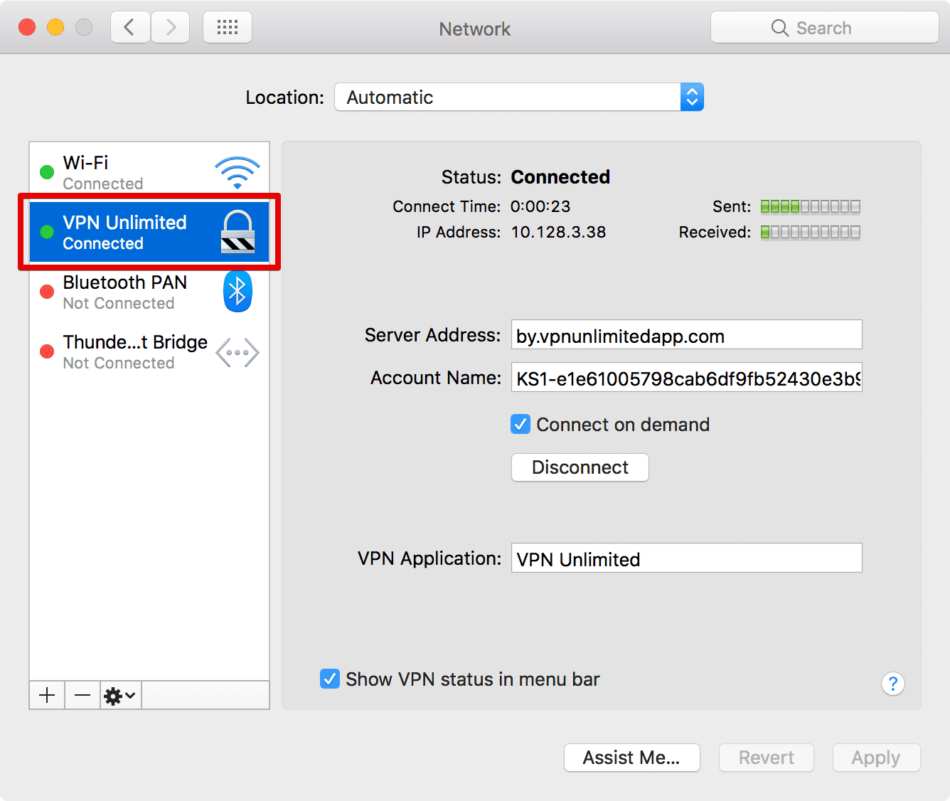 vpn autoconnect mac